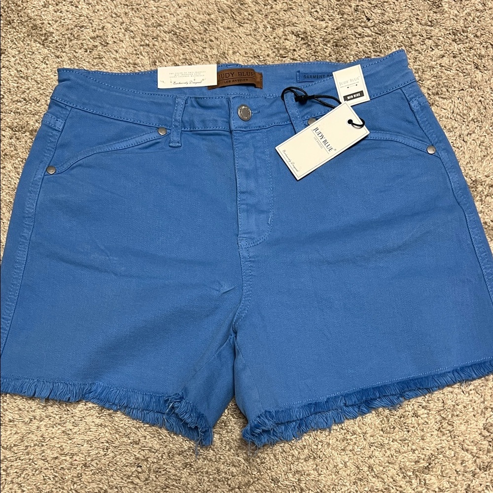 Judy Blue Women's Vibrant Blue Jean Shorts